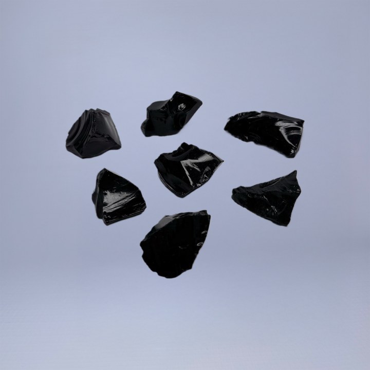 Obsidian Negru Brut 10-22g
