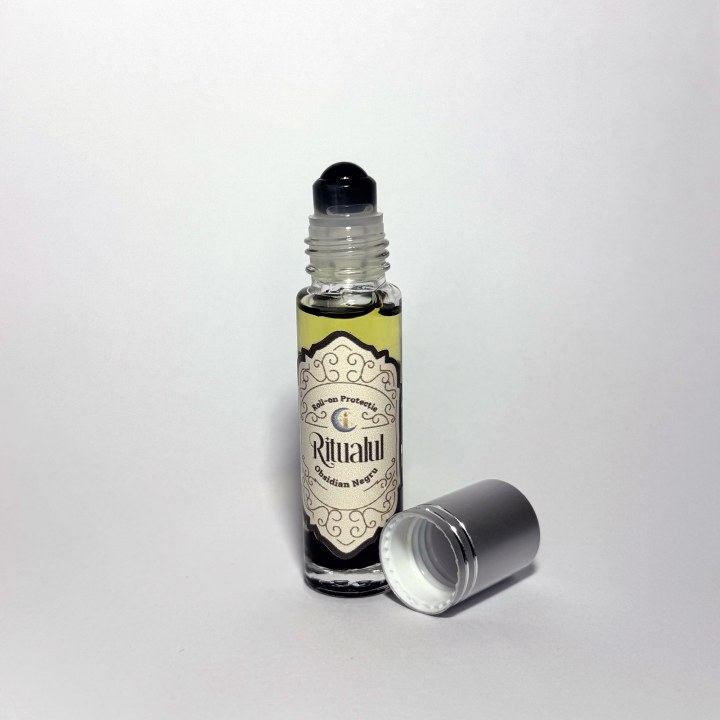 Roll-On Protecție cu Obsidian Negru